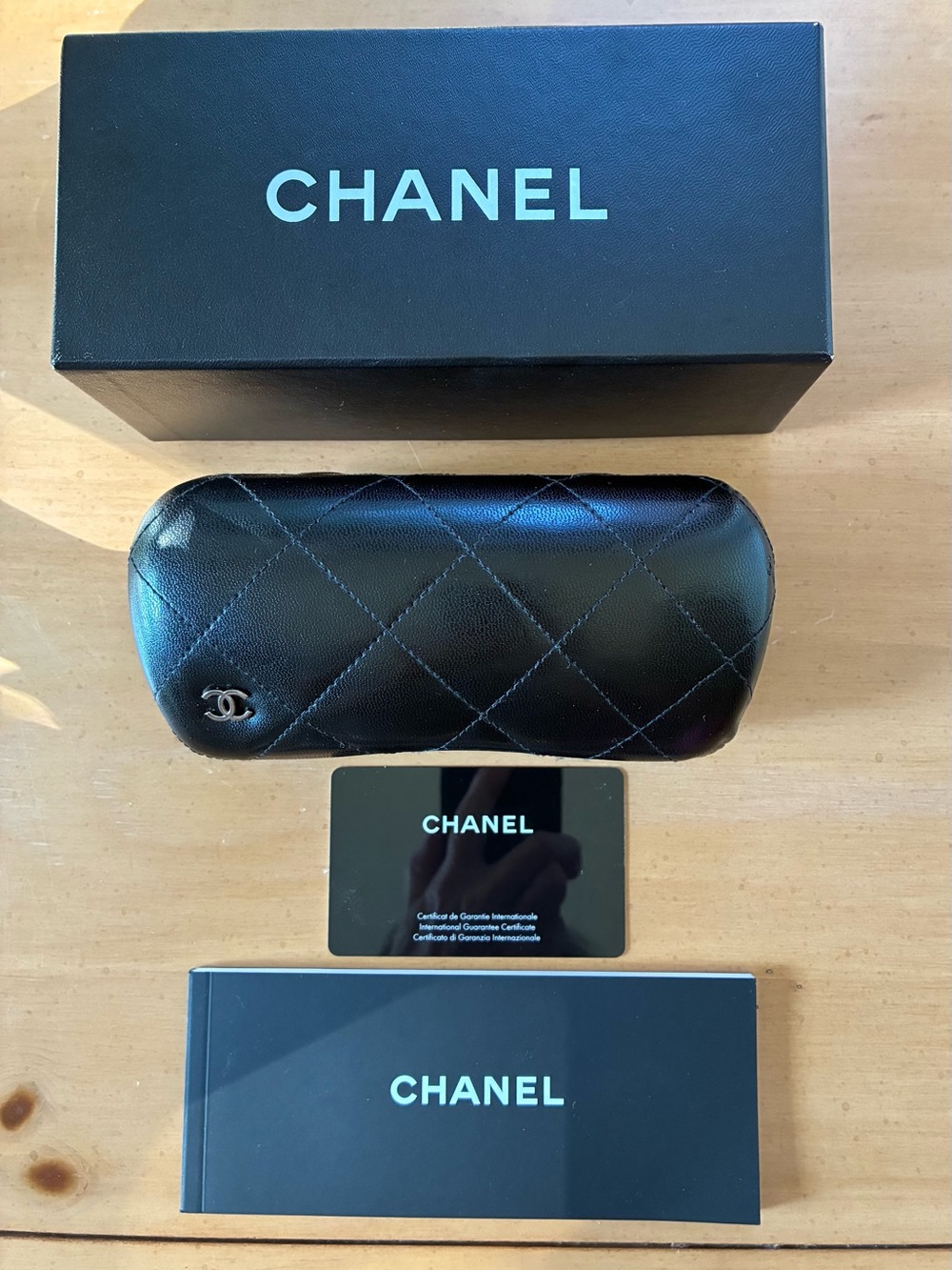 Chanel! Sunglasses Case & Box